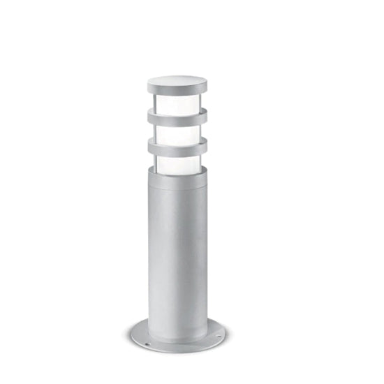 lampioncino da esterno grigio alluminio Gea Luce 20W E27 IP54