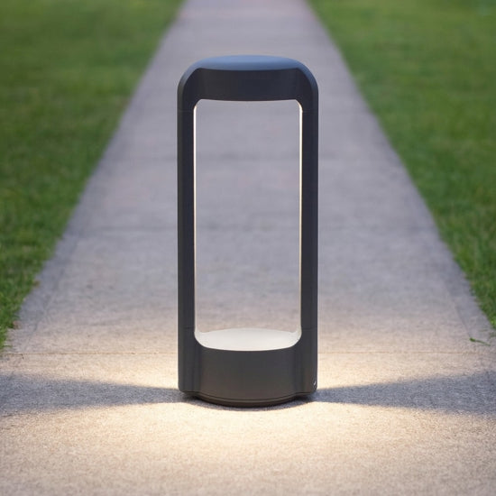 paletto da giardino grigio antracite Gea Luce 13W 4000K IP65