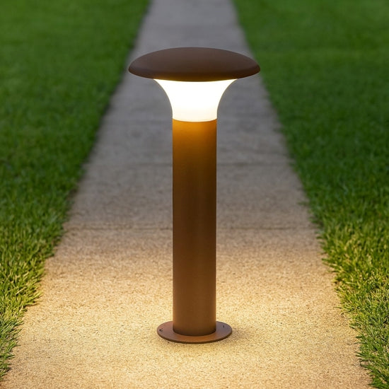 lampione da esterno ruggine Gea Luce E27 13W