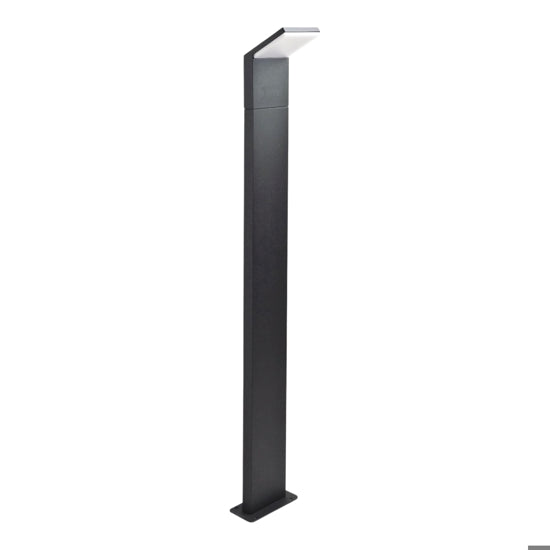 Style lampione esterno antracite Ideal Lux 9W 4000K