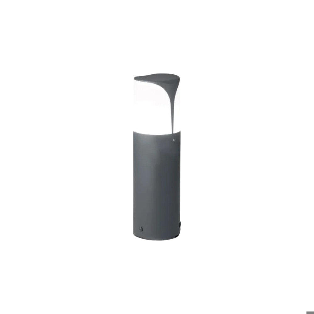 lampione da esterno grigio antracite Gea Luce E27 18W