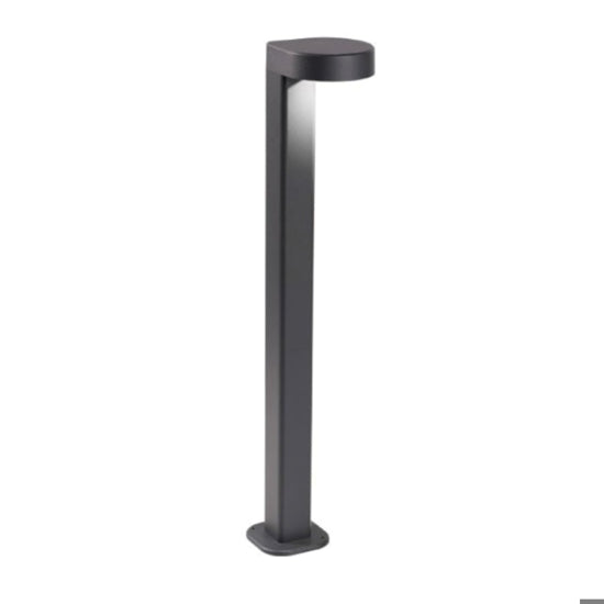 paletto da giardino grigio antracite Gea Luce 13W 4000K