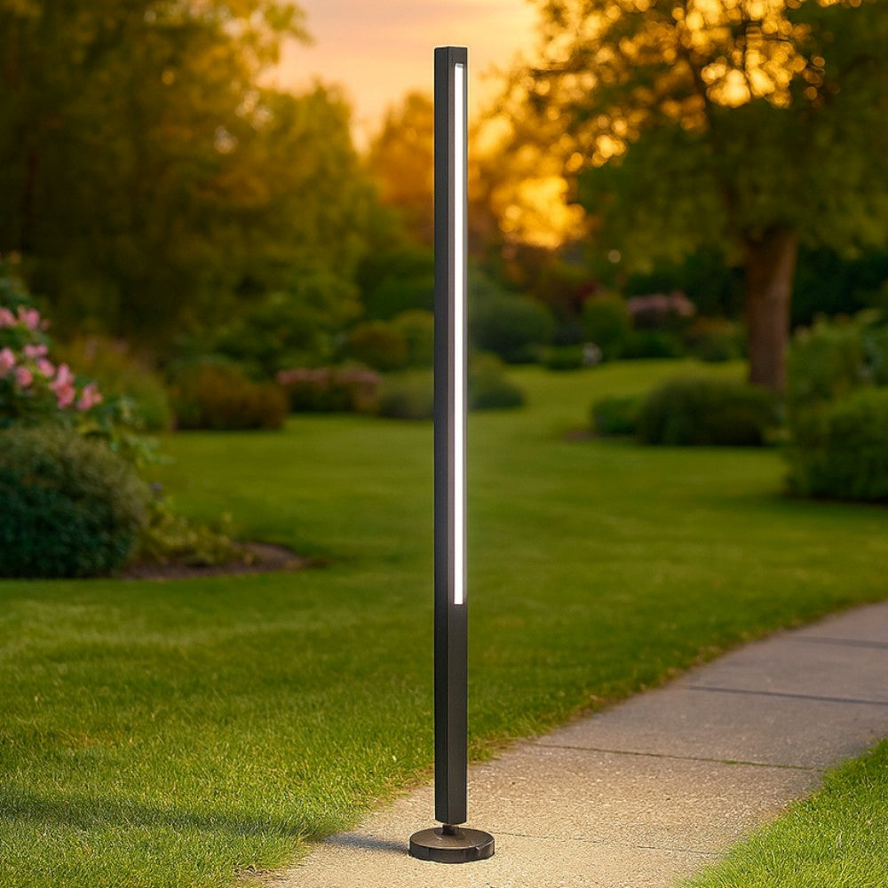 Jedi lampione da esterno nero Ideal Lux 19W 3000K