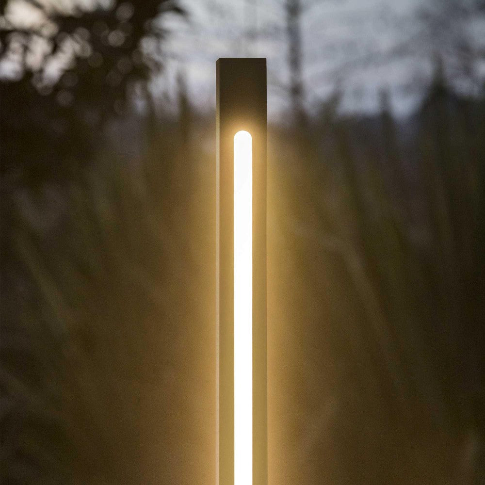 Jedi lampione da esterno nero Ideal Lux 19W 3000K