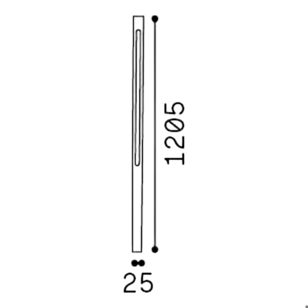 Jedi lampione da esterno nero Ideal Lux 19W 3000K