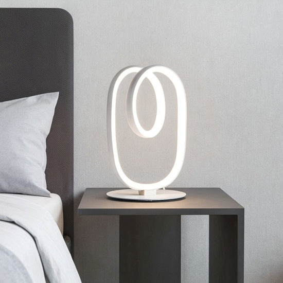 Diva L lampada da tavolo titanio Gea Luce 17W 3000K