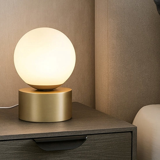 Perlage TL1 lampada da tavolo ottone Ideal Lux 15W G9 3000K