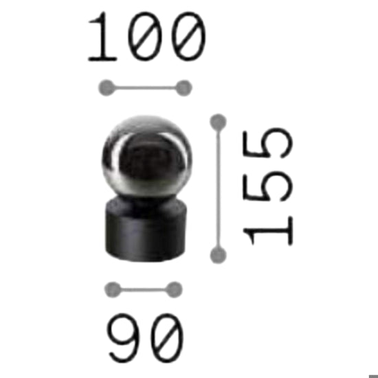 Perlage TL1 lampada da tavolo ottone Ideal Lux 15W G9 3000K