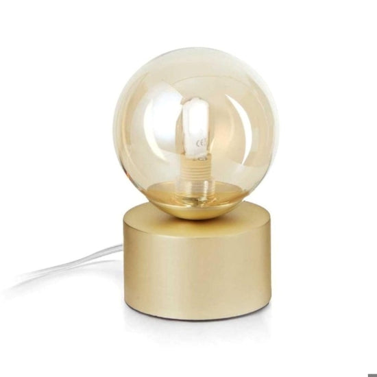 Perlage TL1 lampada da tavolo ottone nero Ideal Lux 15W G9 3000K
