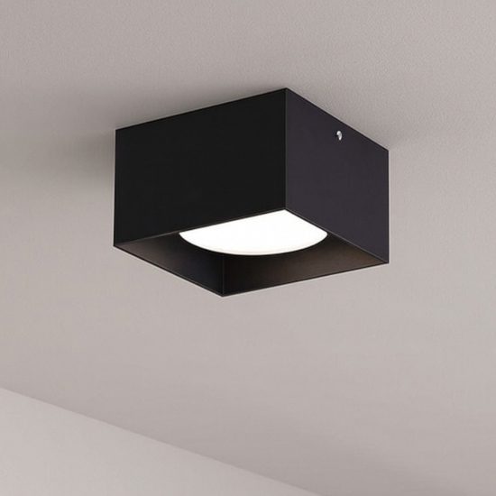 Spike faretto da incasso nero Ideal Lux 1xGX53 9W 3000K