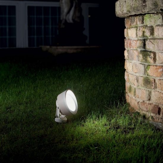 Litio faretto da giardino grigio Ideal Lux 1xGX53 7W 4000K