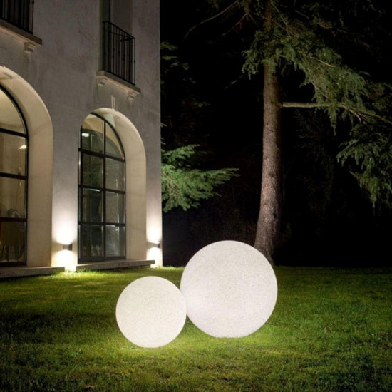 Doris lampada da esterno bianco grigio granito Ideal Lux 12W E27 IP44