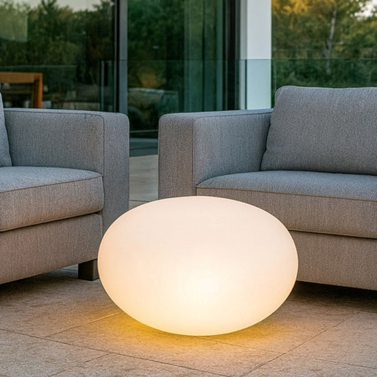 Sasso lampada da esterno bianco satinato Ideal Lux 9W G9 IP44