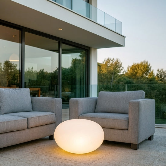 Sasso lampada da esterno bianco satinato Ideal Lux 9W G9 IP44