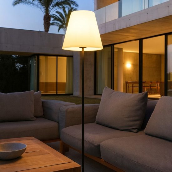 Arcadia piantana da esterno antracite Ideal Lux 1xE27 max 20W