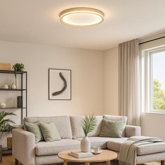 Aera plafoniera sabbia Top Light LED 37W 3000K-3500K-4000K CRI90
