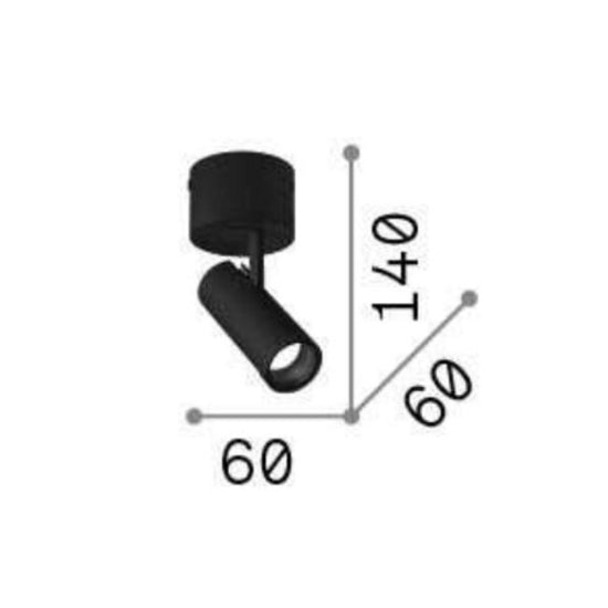 Play applique bianco Ideal Lux 7W 3000K orientabile
