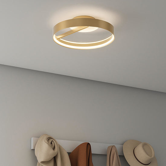 Malika plafoniera oro champagne Top Light LED 28W 3000K-4000K-6000K CRI90