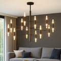Space lampadario nero opaco Top Light G9 4W 360°