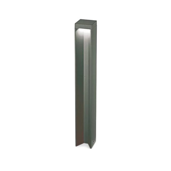 Kurt lampione da esterno antracite Ideal Lux 11W 4000K