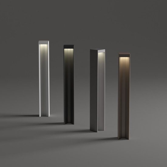 Kurt lampione da esterno antracite Ideal Lux 11W 4000K