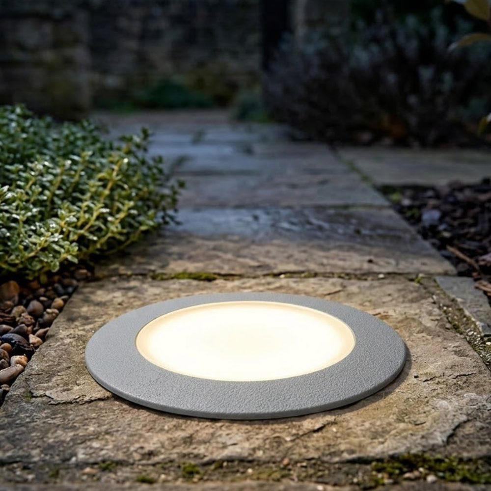 Capri faretto incasso pavimento esterno grigio Top Light GX53 10W IP67