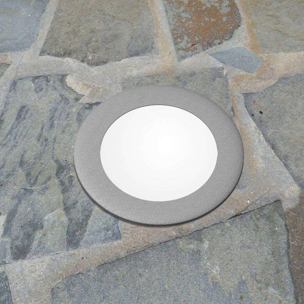 Capri faretto incasso pavimento esterno grigio Top Light GX53 10W IP67
