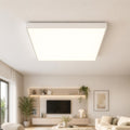 Cloe plafoniera quadrata bianco opaco Gea Luce 60W 4000K