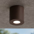 Ges1075 faretto da esterno a soffitto marrone Gea Luce 35W GU10 IP65