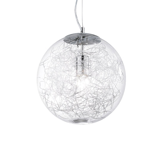 Mapa Max lampadario cromato Ideal Lux 60W E27