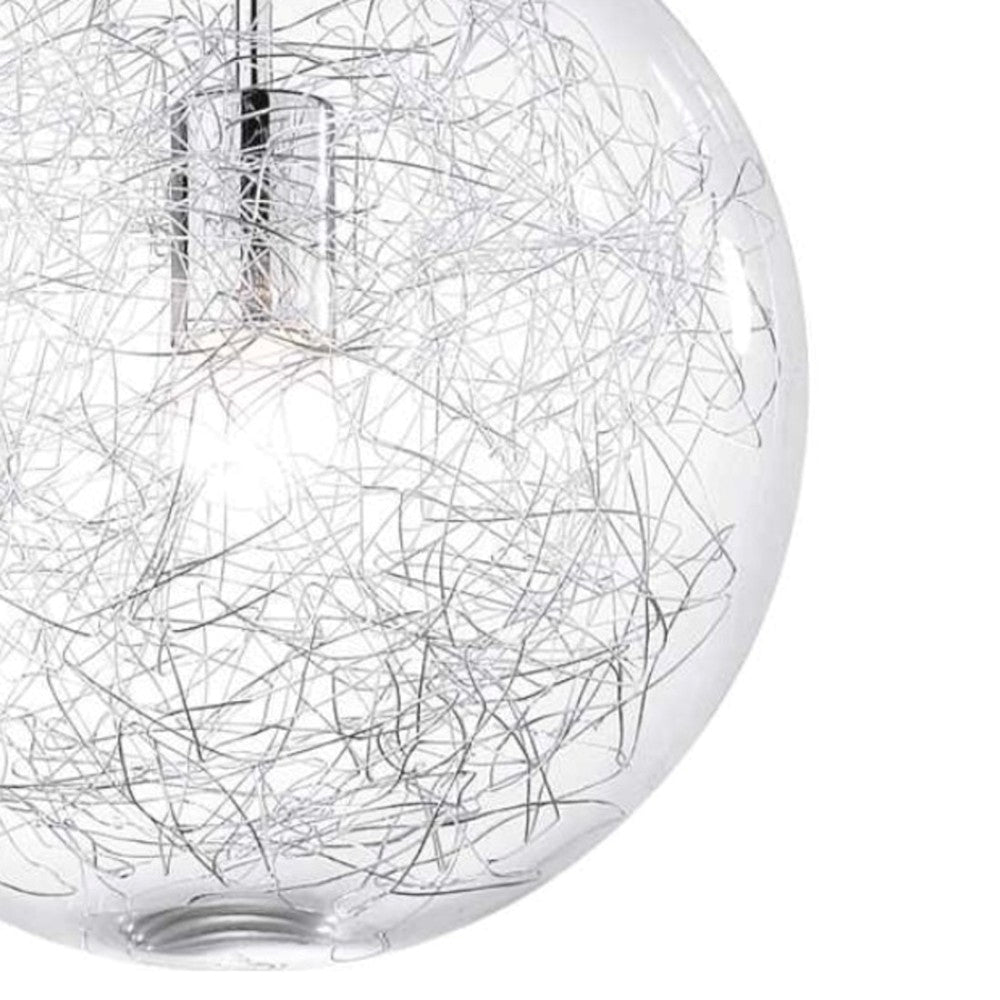 Mapa Max lampadario cromato Ideal Lux 60W E27