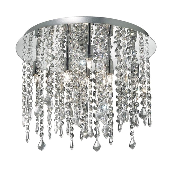 Royal plafoniera cromato cristallo Ideal Lux 3W G9 3000K