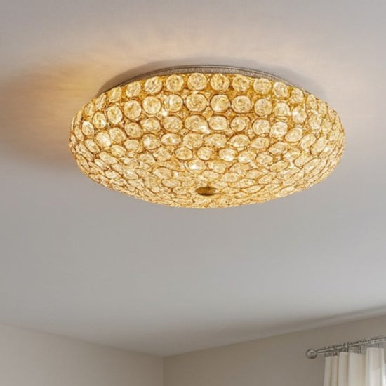 King plafoniera oro Ideal Lux 5xG9 3W 3000K