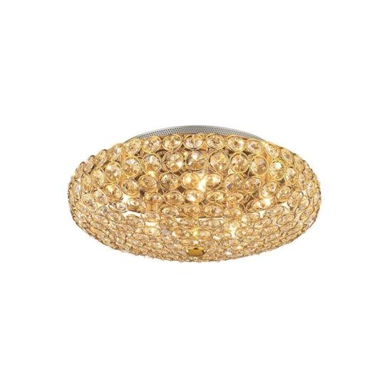 King plafoniera oro Ideal Lux 5xG9 3W 3000K
