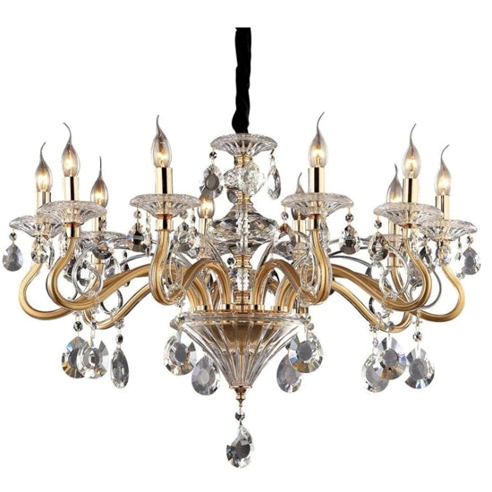 Negresco lampadario oro Ideal Lux 10xE14 max 40W