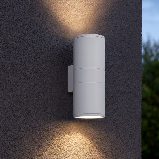 Gun applique da esterno bianco Ideal Lux 60W E27 IP54