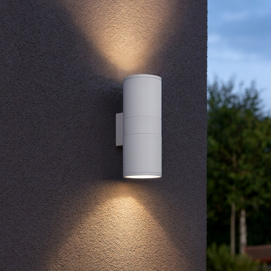 Gun applique da esterno bianco Ideal Lux 60W E27 IP54