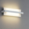 Cross applique bianco vetro satinato Top Light E27 10W