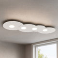 Cloud plafoniera cucina bianco Top Light GX53 12W 86 cm 4 luci