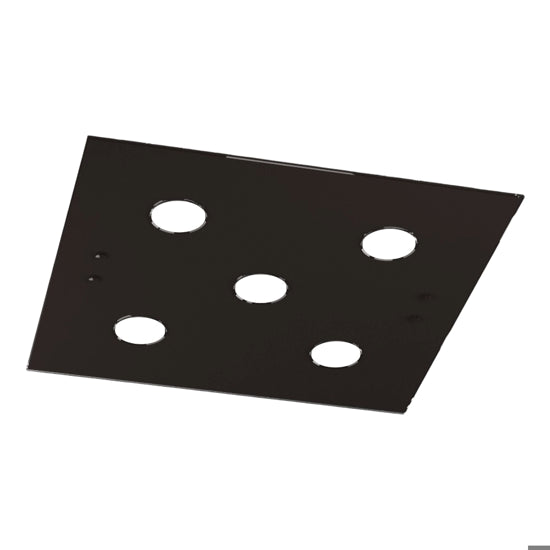 Path plafoniera marrone Top Light GX53 9W Made in Italy