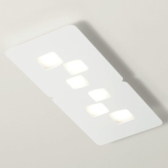 Bilbao plafoniera bianco Gea Luce GX53 8W 3000K-4000K
