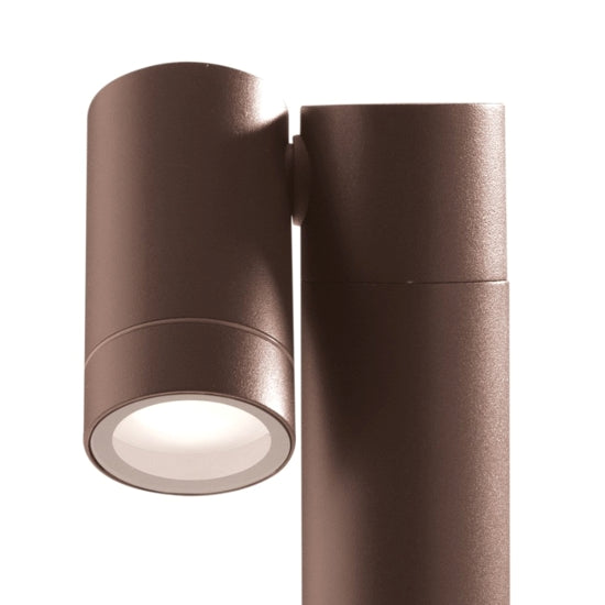 paletto da giardino marrone corten Gea Luce 7W GU10 IP65
