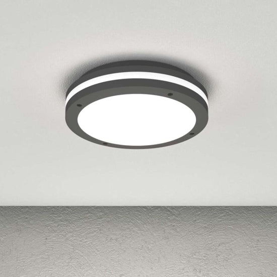 SOHO plafoniera da esterno antracite Top Light GX53 9W IP54 Ø30 cm