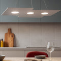 Plate lampadario cucina grigio Top Light GX53 11W 3 luci 2190 lm