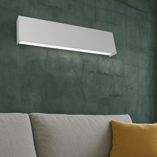 Applique grigio Top Light 2G11 4pin 20W 3800 lm doppio fascio su giù 50 cm