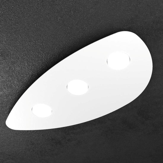 Shape plafoniera bianco Top Light GX53 9W 3 luci 2190 lm