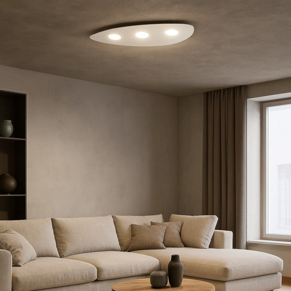 Shape plafoniera bianco Top Light GX53 9W 3 luci 2190 lm
