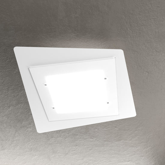 Unusual plafoniera camera da letto bianco Top Light E27 18W forma irregolare 72 cm