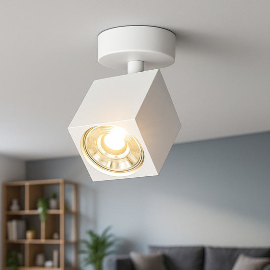Kibo faretto da soffitto bianco Top Light GU10 5W orientabile IP20