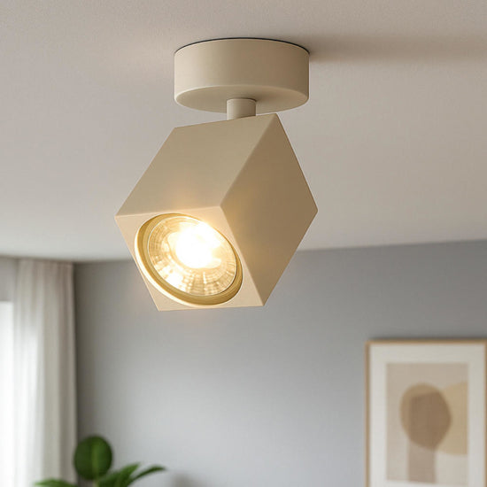 Kibo faretto da soffitto sabbia Top Light GU10 5W orientabile IP20